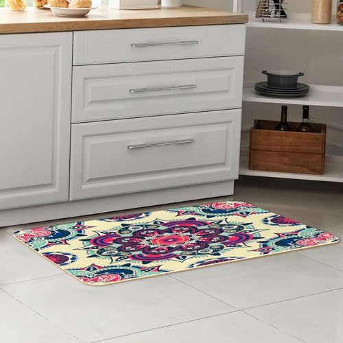 Alfombrillas de cocina geometricas lavables pack de 2 alfombras para pasillo absorbentes 7
