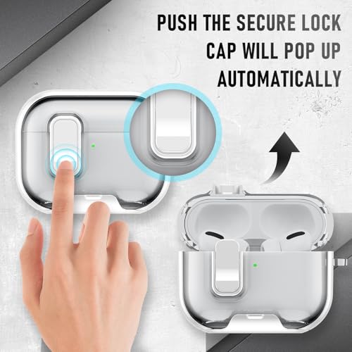 Image of for AirPods Pro 3 Case (2025) with Phone Stand & Cleaner Kit, Cute Soft Silicone Cover for AirPods Pro 3rd Genera case with Keychain for Women Men with Keychain for Airpod Pro case(2025)-White