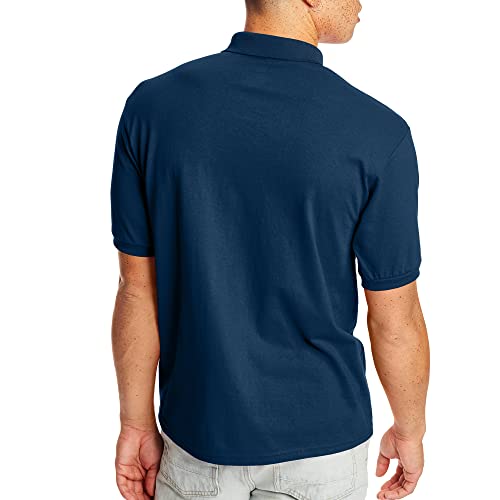 Hanes Men's Jersey Pocket Polo Shirt Two-Pack #TOP20
