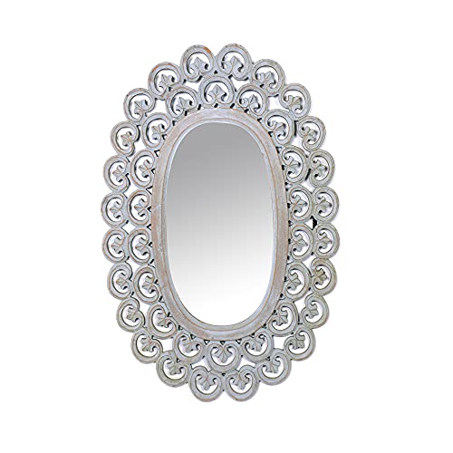 Cribel Espejo Penelope 90 Gris, H91D1.5W60.5 Spec.H51.5W26.5 Cover