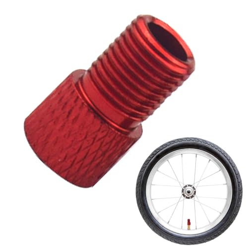 Adaptador de válvula a Sombrero de neumático,Adaptador de inflador de Bicicleta con Boquilla para neumáticos - Convertidor de válvula de neumático de Herramienta de Bicicleta de Boquilla de