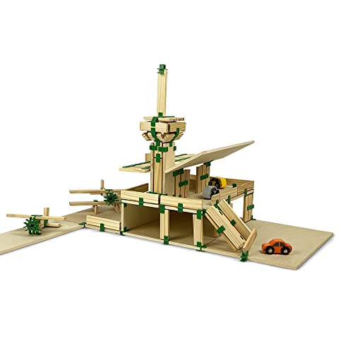 JOIN CLIPS®: 3-in-1-Erweiterungssets – Holz Puppenhaus – Kugelbahn – Räder und Wender – für Basisset – schulset… – Bild 7