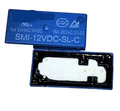 Relé de 5 pines 12V SMI-12VDC-SL-C interruptor electromecánico 10A