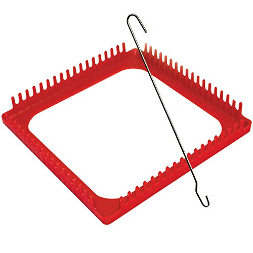 image for Pepperell Metal Loom & Hook Set, Azalea Pink, Red