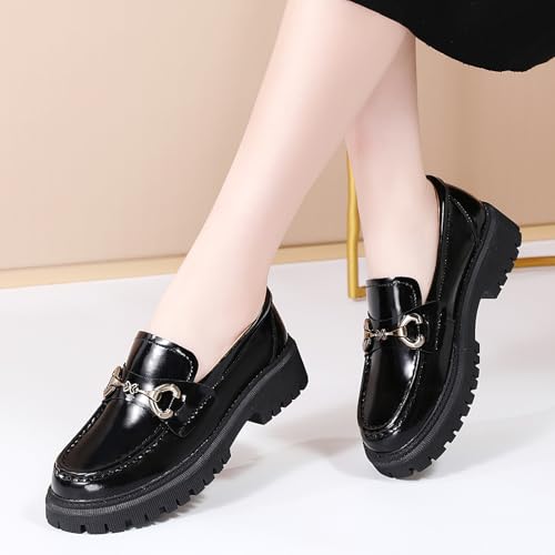 Loafers for Women Chunky Loafers Women Womens Loafer Shoes Platform Heel by QHH - Used condition - Image 8