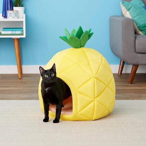 Panier pour animal domestique YML Ananas Jaune Medium pour chien et chat - 5