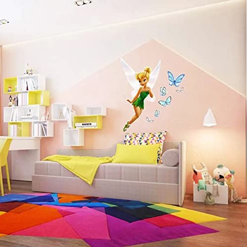 Tinkerbell Vinyl Nursery Wall Decal For Baby Room Decorations - Poster Printed (Alc-0022) (24" X 28") #TOP2