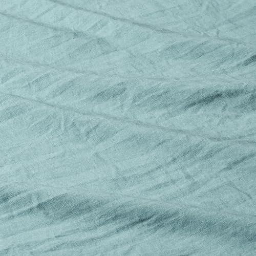 Image of Amazon Basics Brushed Microfiber Comforter Set, Extra Soft with Natural Texture, 2-Piece, Twin /Twin XL, Blue
