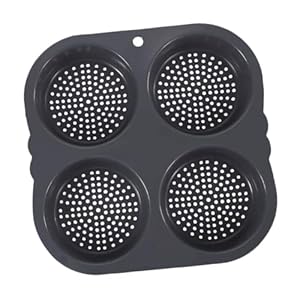 HEALEEP Runde Hamburger-Brotform für 4 Brötchen