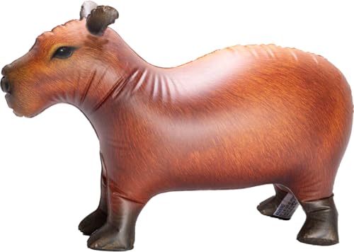 Image of Inflatable Capybara, Decorations for Birthday Party Supplies, Rodent Farm Theme Gifts, Blow Up Capybara Decor, Inflables para Fiestas Balloon, Fun Decoy Inflatable