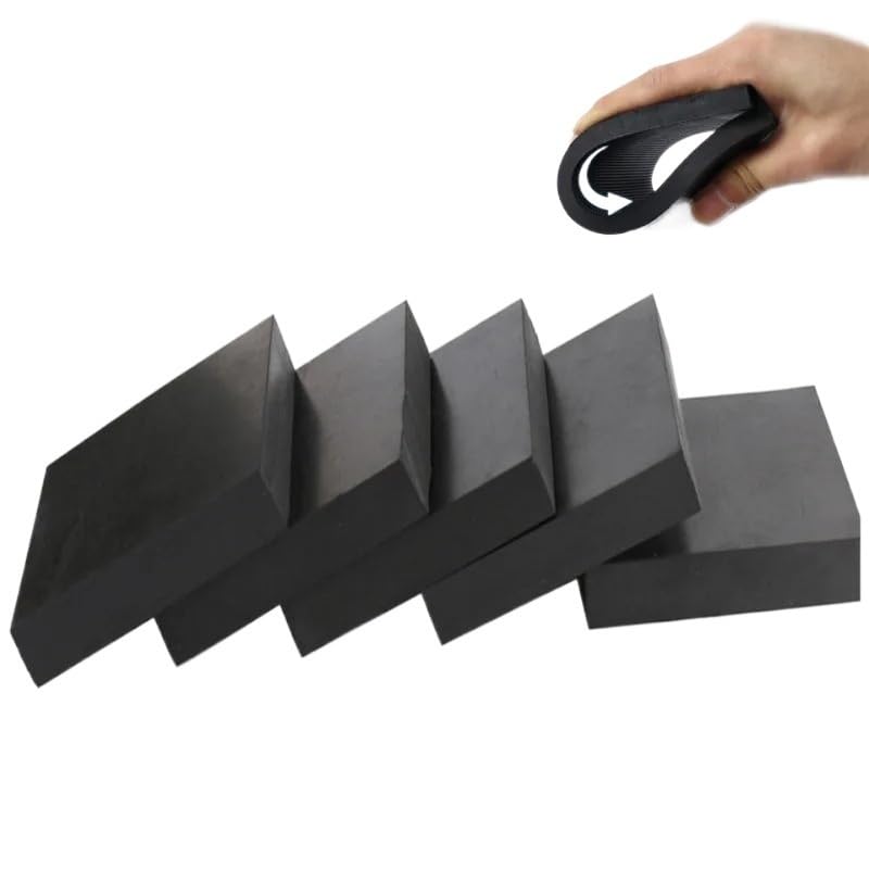 Kit de sorteo de arandelas de goma, 1 pieza de bloque de goma industrial negro, junta de amortiguación elástica antideslizante, almohadilla a prueba de golpes for equipos mecánicos, amortiguador.(150x