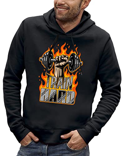 Sweat à capuche musculation homme confortable pour éviter le coup de froid