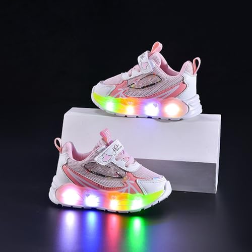 IWIHMIV Girls Sneakers Kids Breathable Tennis Shoes Non Slip Lightweight Running Comfortable Casual Walking Shoes3