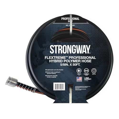 Strongway Flextreme Professional Water Hose, 5/8in. x 50ft., 220 PSI, ModelFLXP5850SW