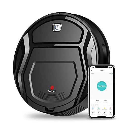 Lefant Robot Vacuum Cleaner, Auto Robotic Vacuums, Upgraded 6D Collision Sensor, 1800pa WiFi/App/Alexa, Self-Charging, Super Quiet Mini Cleaning Robot for Pet Hair, Hard Floor, Low Pile Carpets, M201
