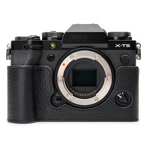 DBZZ XT5 �P�[�X �n���h���C�h �{�v �J�����ی� �n�[�t�J�����P�[�X�AFujifilm X-T5�p (�u���b�N)