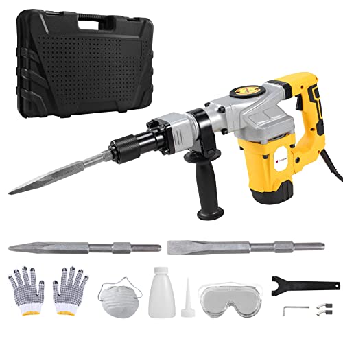 1300 W elektrischer Abbruch-Hammer, 4200 BPM Betonbohrer-Brecher-Set, Jackhammer