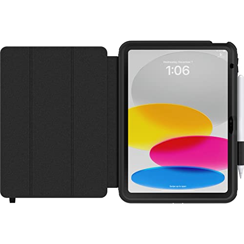 Image of OtterBox Defender Series for Business W /Folio for iPad 10th Gen (ONLY) - Black (Non-Retail Packaging)