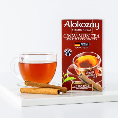 Alokozay Premium Tea Cinnamon Tea 25 Tea Bags, 50g