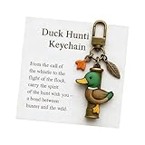 FHGSPQWM Juego de llaveros de metal con diseño de patos para uso diario y regalos de animales, S, Talla única