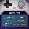 GameSir Nova Wireless Controller, Hall Effect Sticks, Dual RGB Circles, 1200mAh Battery, for Switch, PC, iOS, Android (Neon Teal)