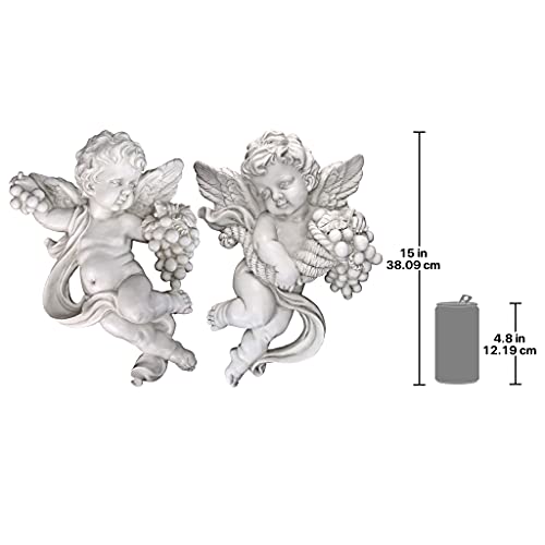 Design Toscano SH9715239 Cherub Harvest Wall Sculptures thumb #9