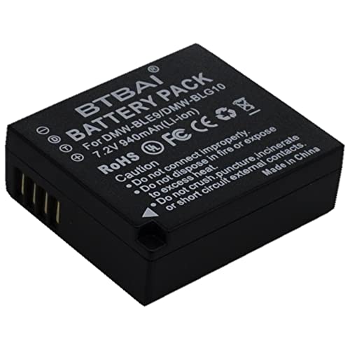 Batería Lumix DMW-BLG10 para modelos DMC-GX7 GX85 GF6 LX100 k2a recargable 2