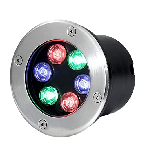 LED Underground Light,IP67 Waterproof Outdoor Recessed Floor Light Buried Lamp Landscape Lighting Spotlight for Driveway,Deck,Step,Garden Lights