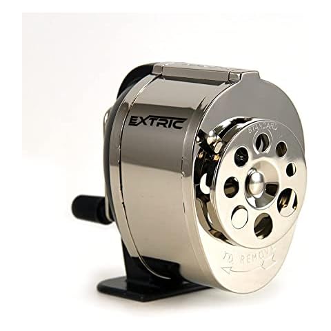 Manual Pencil Sharpener with Desktop and Wall Mount Cover