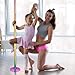 AW 10.8 FT 45mm Dance Pole Kit Static Spinning Strip Pole with Extensions for Home Gym Party Club Exercise Fitness Colorful, Max Load 1102 Lbs