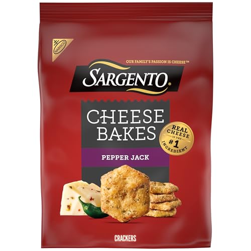 Sargento® Cheese Bakes Pepper Jack Crackers, Cheese Crackers, Lun...