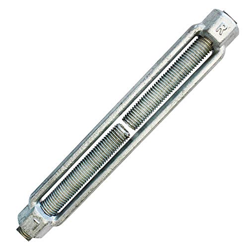 Prolinemax Tensor Giratorio Quijada-Quijada 1/2" x 9" Acero Carbono Galvanizado Forjado en Caliente Capacidad 2,200 Lbs miniatura 3