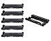 SuppliesMAX Compatible Replacement for Brother DCP-L2500/DCP-L2540/HL-L2300/HL-2360/MFC-L2680/MFC-L2700/MFC-L2740 Drum/Toner Value Combo Pack (1-Drum Unit/5-Toners) (DR-2300_1PK/TN-2305_5PKVB)