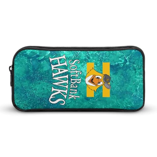 福岡ソフトバンクホークス文具ケース ペンケース 収納グッズ 筆箱 ペンバッグ 筆入れ 多機能 学用品収納 大容量軽量 伸縮性が良く、繰り返し使用可能 傷防止 防汚 掃除が簡単 いろいろな文房具を収納 オフィス小物 コスメバッグとして 男女兼用 携帯便利