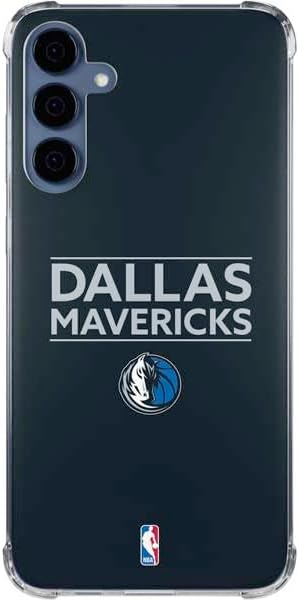 Skinit Clear Phone Case Compatible with Galaxy S24 - Officially Licensed NBA Dallas Mavericks Standard - Blue Design