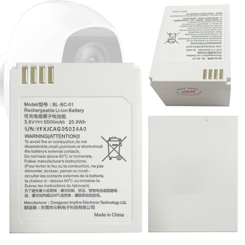 Batterie BL-BC-01 compatible EZVIZ C3A pour protéger votre maison sans interruption de charge