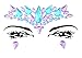 FACEGEM LONDON Face Gems Adhesive Glitter Jewel Tattoo Sticker Festival Gems Rave Party Body Make Up (60 PCS FACE GEMS)
