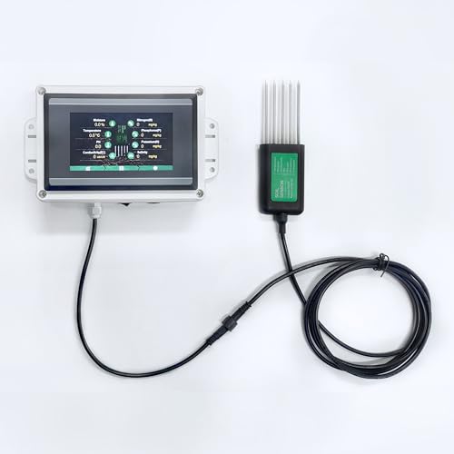 Soil Moisture Temperature Humidity EC PH NPK Sensor 8 in 1 Rapid Soil tester meter