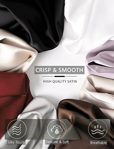 Ekouaer Silk Tank Top for Women Mesh V Neck Satin Camisole Silky Sleeveless Tank Cami Shirt 5