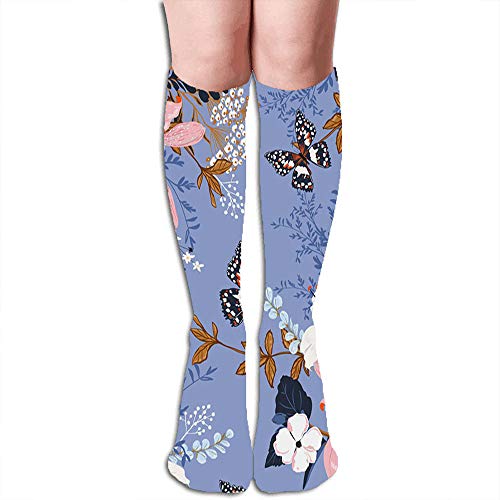 Preisvergleich Produktbild Romantischer weicher, sanfter Blumengarten Lilymany Art Beauty Compression Socken Frauen & Männer, Best Athletic & Medical Running Flight Travel Schwanger 19,68 Zoll