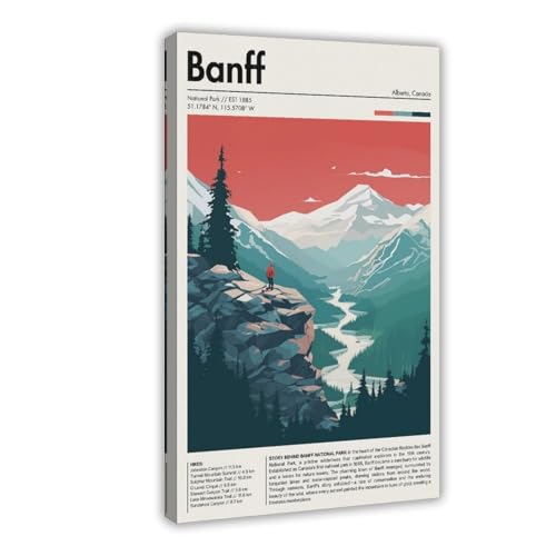 Tableau Banff National Park sur toile premium pour chambre
