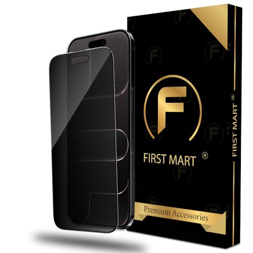 Image of FIRST MART Privacy Tempered Glass for iPhone Air | Anti-Spy Screen Protector, Edge-to-Edge 9H Scratch Protection, Case-Friendly, Bubble-Free | Pack of 1