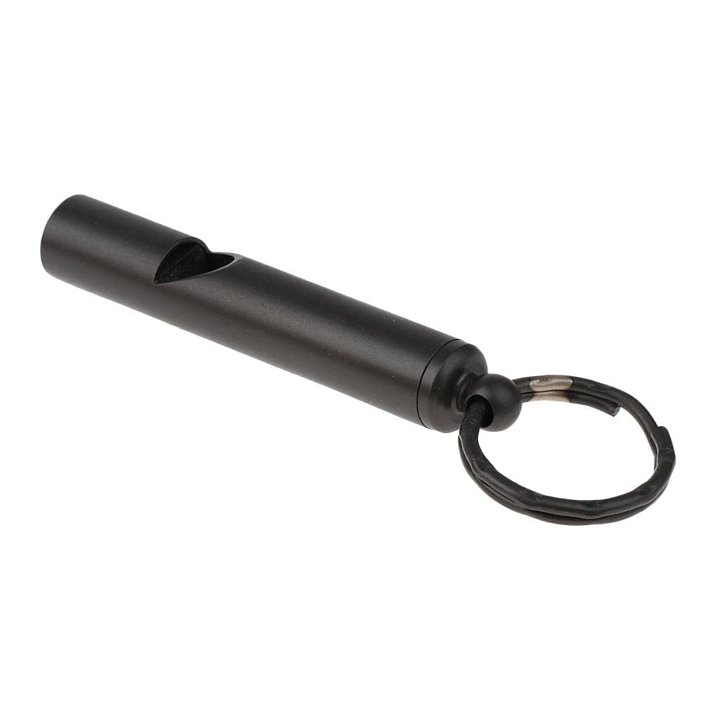 Silbato de Emergencia Silbato para Bote Silbato de Supervivencia Silbato Marino Fabricado en Acero Inoxidable con Llavero Adecuado para