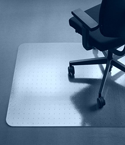 ProfiOffice Bodenschutzmatte für Teppichböden | PET 91 x 121 cm, 2,3mm, mit Noppen (08111) - 4044526081118 ProfiOffice Bodenschutzmatte für Teppichböden | PET 91 x 121 cm, 2,3mm, mit Noppen (08111)
