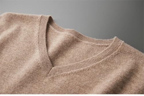 Men's Pullover Sweaters Casual Slim Fit Long Sleeve V-Neck Soft Warm Comfortable Knit Pullovers3