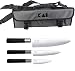 Produktbild Kai 67-W18 Wasabi Black Messer-Set (Allzweckmesser+Schälmesser+Kochmesser), Edelstahl, schwarz + Kai-Messertasche