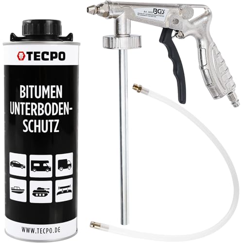 Protezione per sottoscocca bitume nero + pistola a spruzzo ad aria compressa protezione sottoscocca