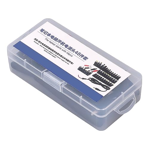 Adaptador universal para portátil de 5,5x2,1mm con set de 45 enchufes CC 5