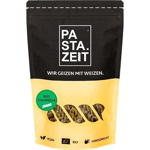 PASTAZEIT Bio Chlorella Nudeln - Superfood Algennudeln - High Protein Noodle - Protein Pasta - Ideal für Sportler - lange Sättigung - vegetarisch, vegan (8x 250g) Cover