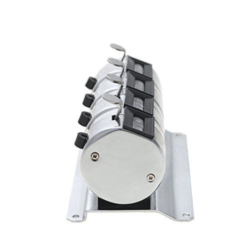 Gogo 4-Key Counter Mount Stand Multiple-Unit Desktop Mechanical Tally Counter For Inventory School Church Traffic Bank #TOP4